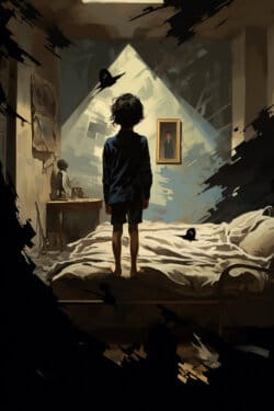 9 Year old Edward and the Shadow Man