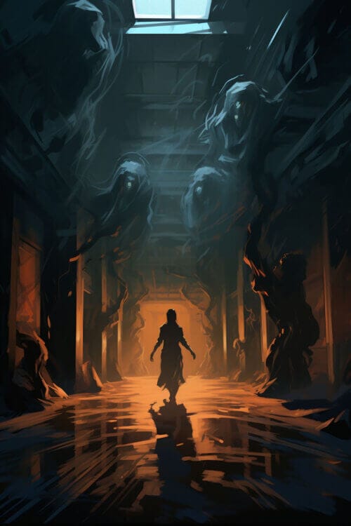 Dancing Down an Indian Hallway in Darkness