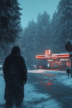 Christmas at the Gas Station