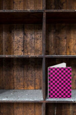 Pink and Black Squares written by Doomspiral Daydreams