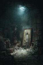 Something Nameless Lived Within My Paintings written by KaryS