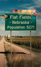 Flat Fields, Nebraska written by Arthur M. Bering