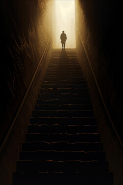 Man on the Stairs written by joeeglyauthor