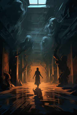 Dancing Down an Indian Hallway in Darkness written by Unknown