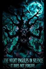 "The night swallows in silence - It does not forgive" written by Christhecreator